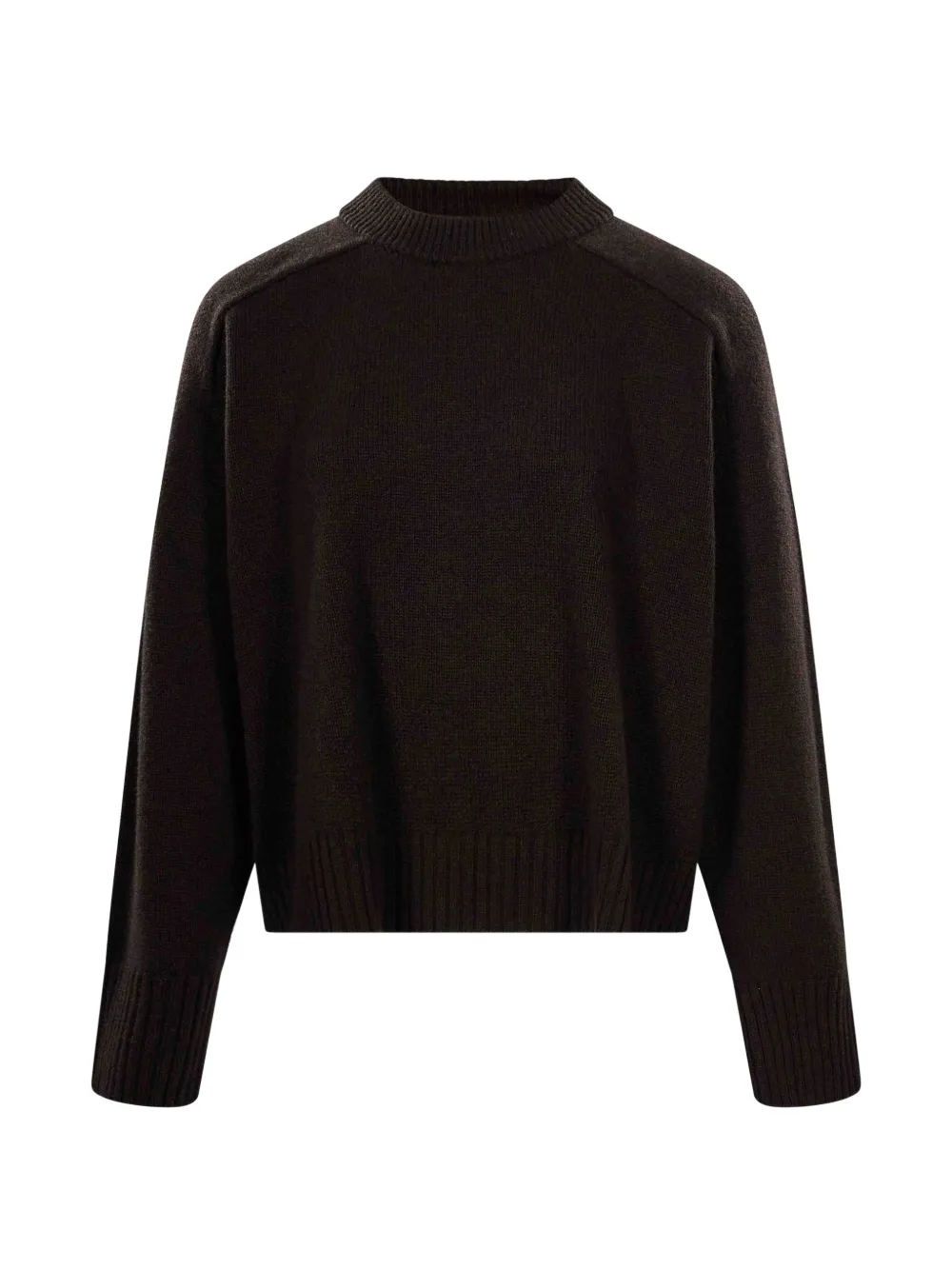 Soeur ribbed-knit raglan-sleeve sweater Bruin