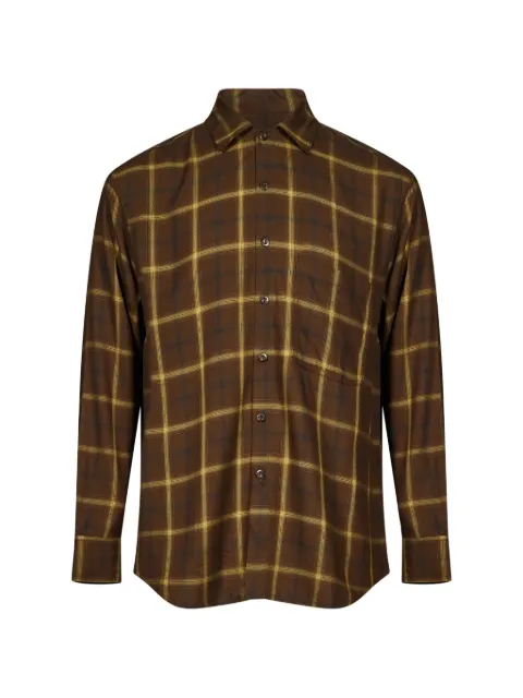 Song For The Mute check-pattern shirt
