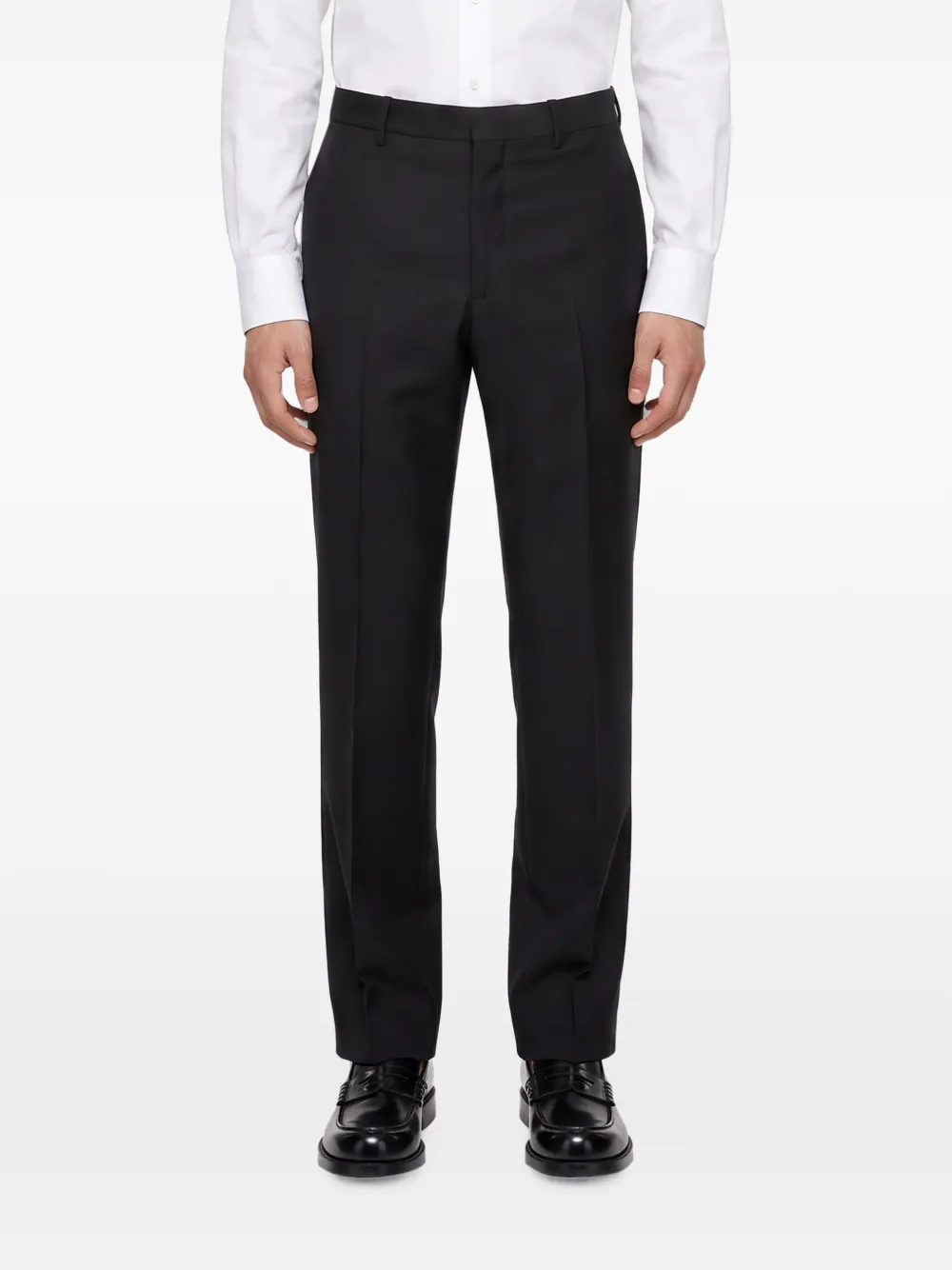 Tagliatore Geplooide pantalon Zwart
