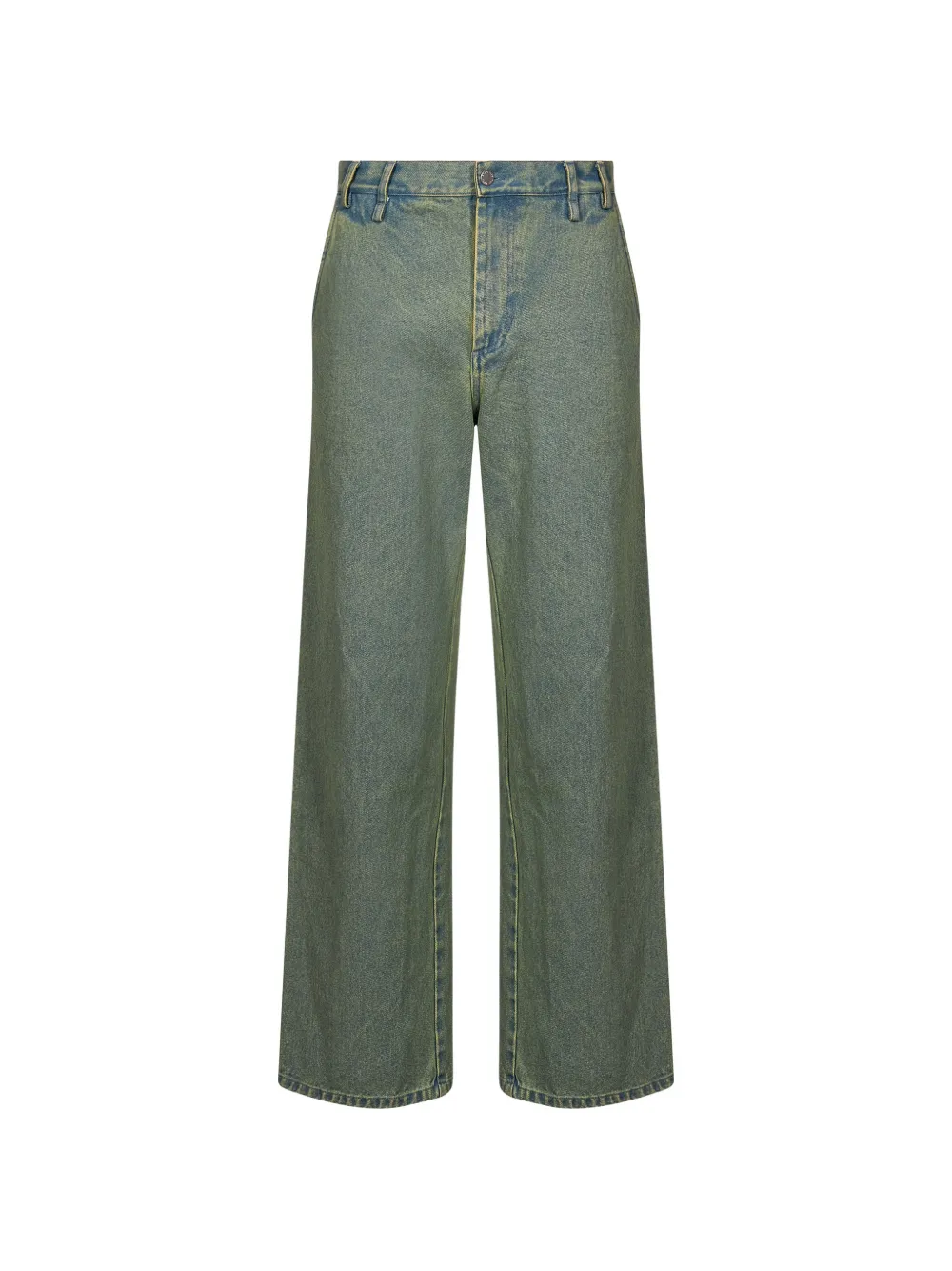 Song For The Mute faded straight-leg jeans - Blau