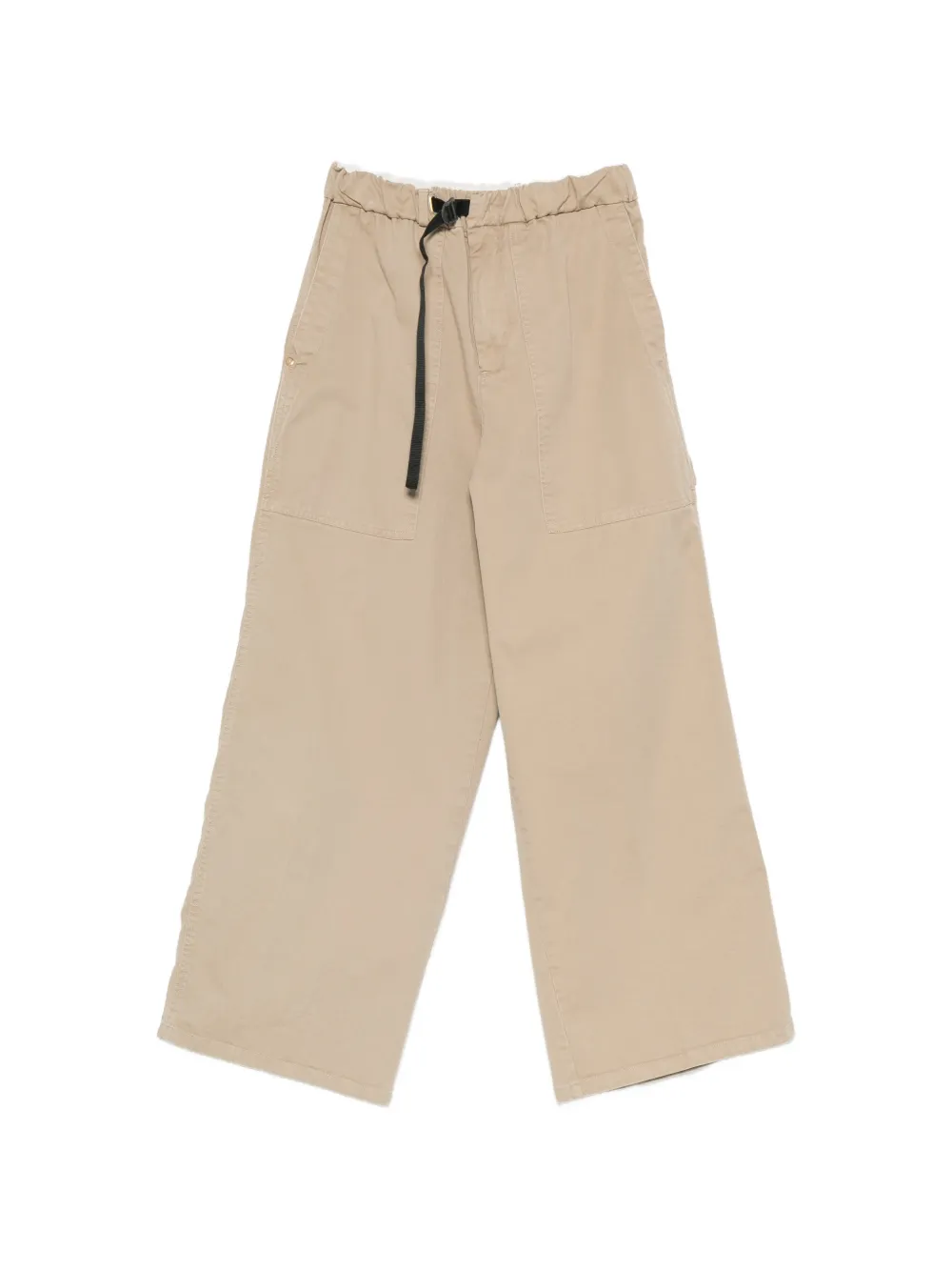 White Sand Elisabeth belted wide-leg trousers - Toni neutri
