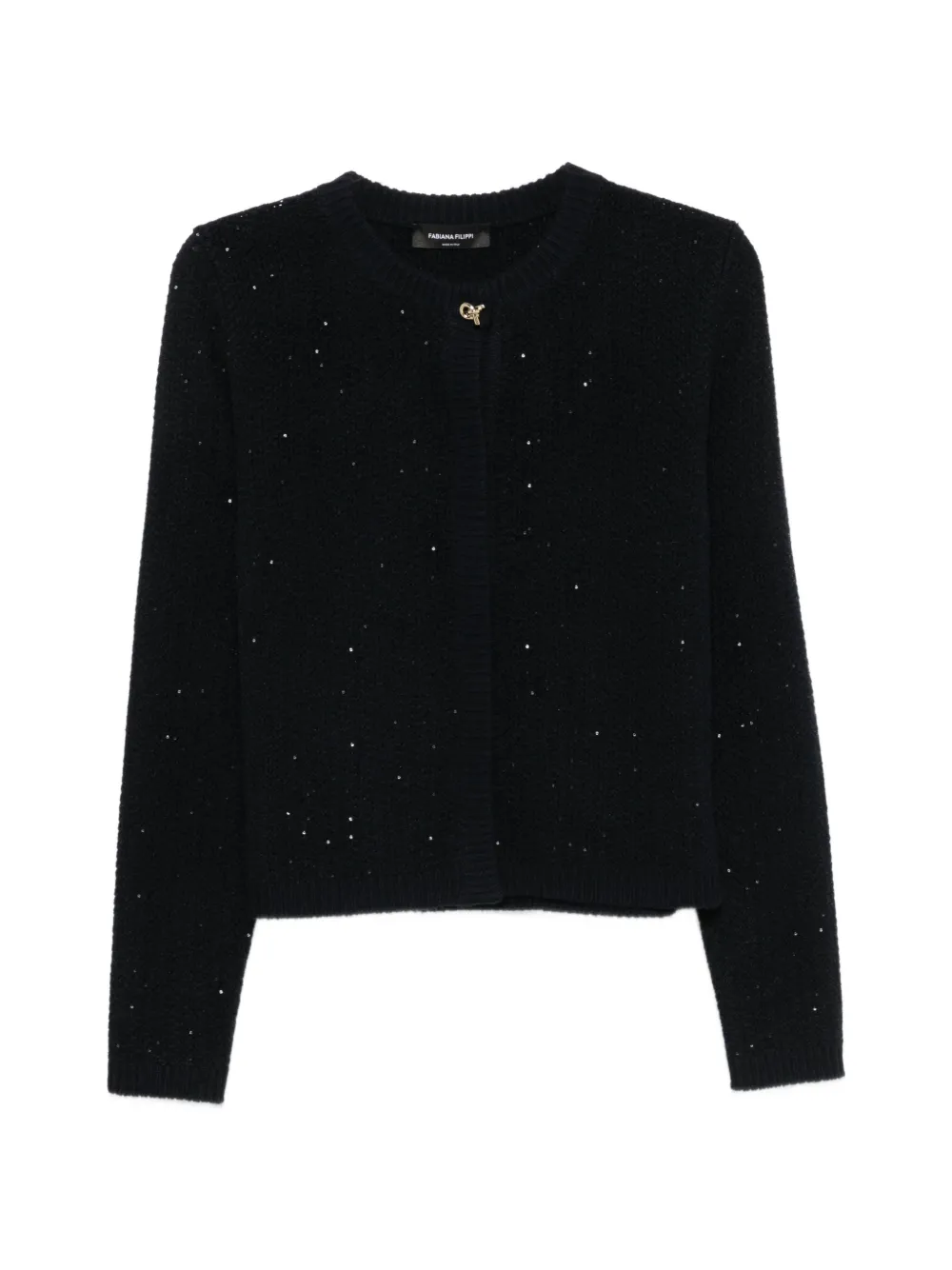 Fabiana Filippi sequin-embellished cardigan - Blau