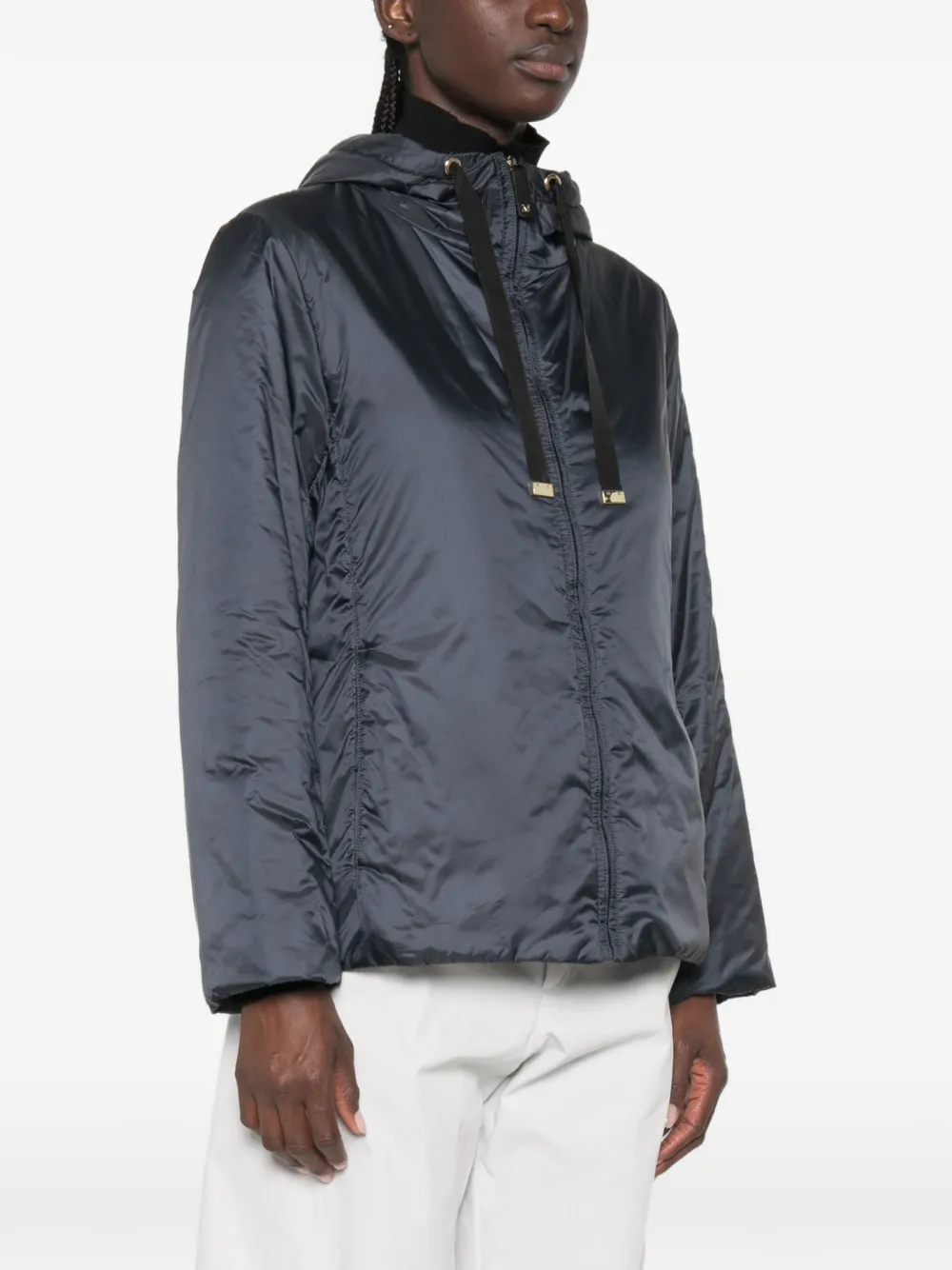 Max Mara Jack met capuchon Blauw