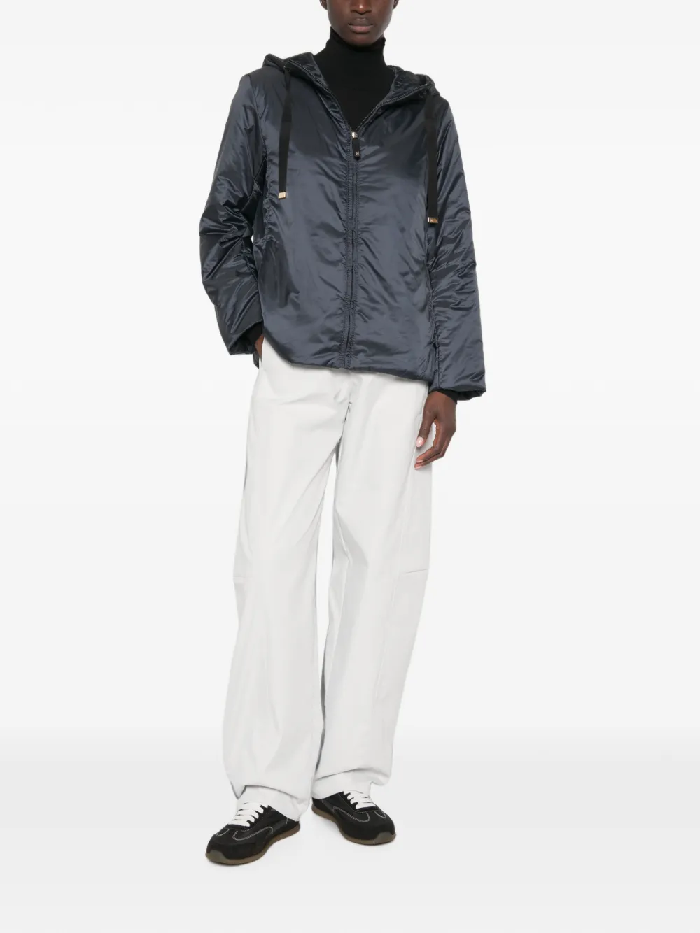 Max Mara Jack met capuchon Blauw