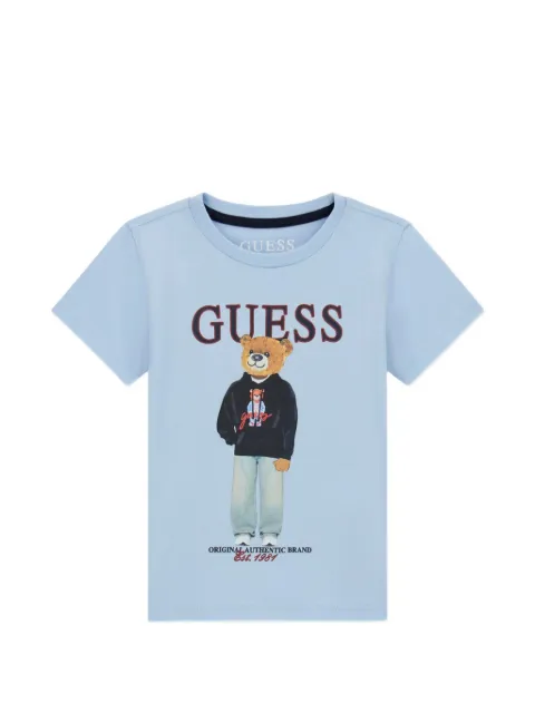 guess kids camiseta con oso estampado