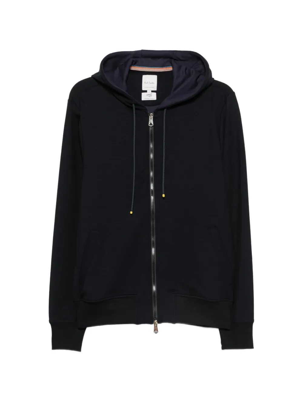 Paul Smith zip-up drawstring hoodie - Blu