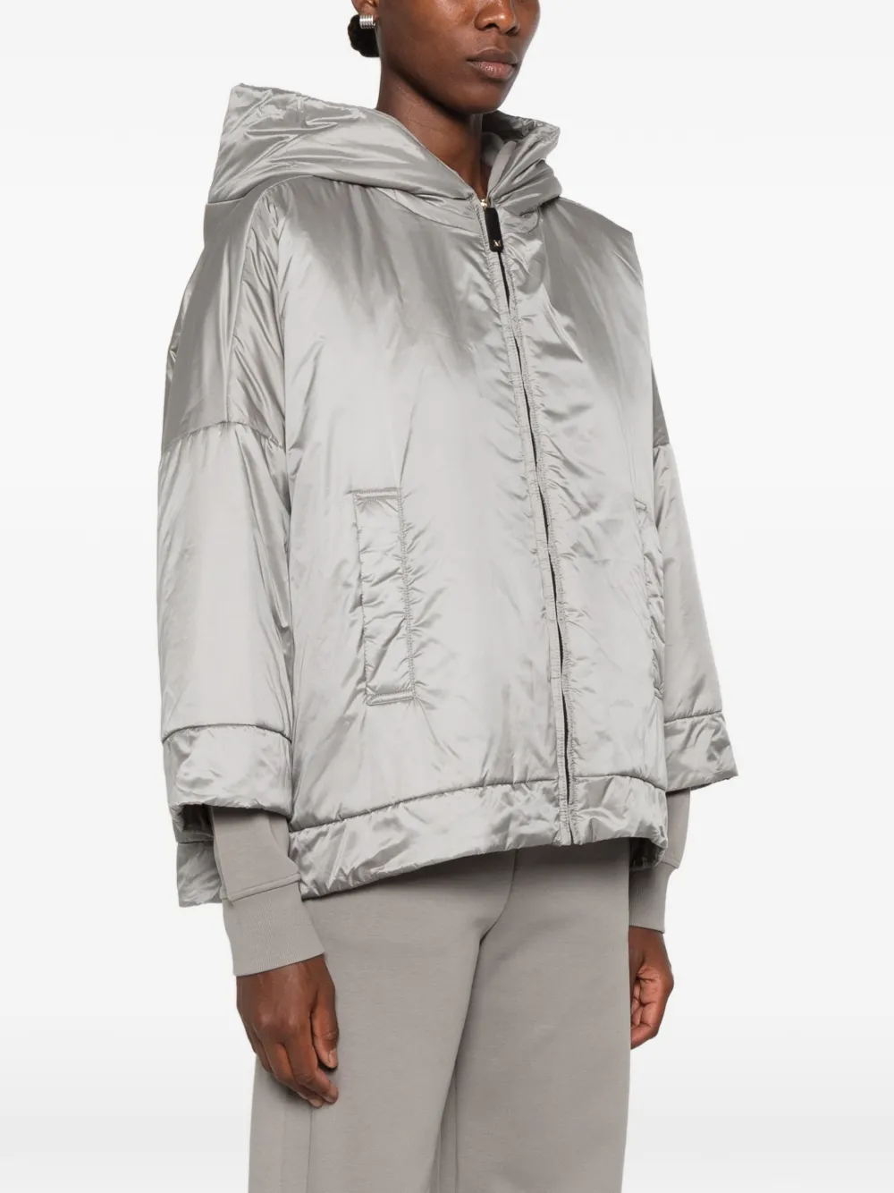 Max Mara MtcFiore jack met capuchon Grijs