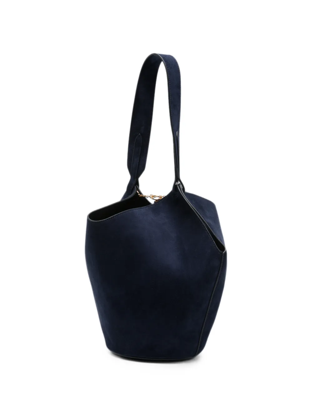 KHAITE Lotus mini-shopper Blauw