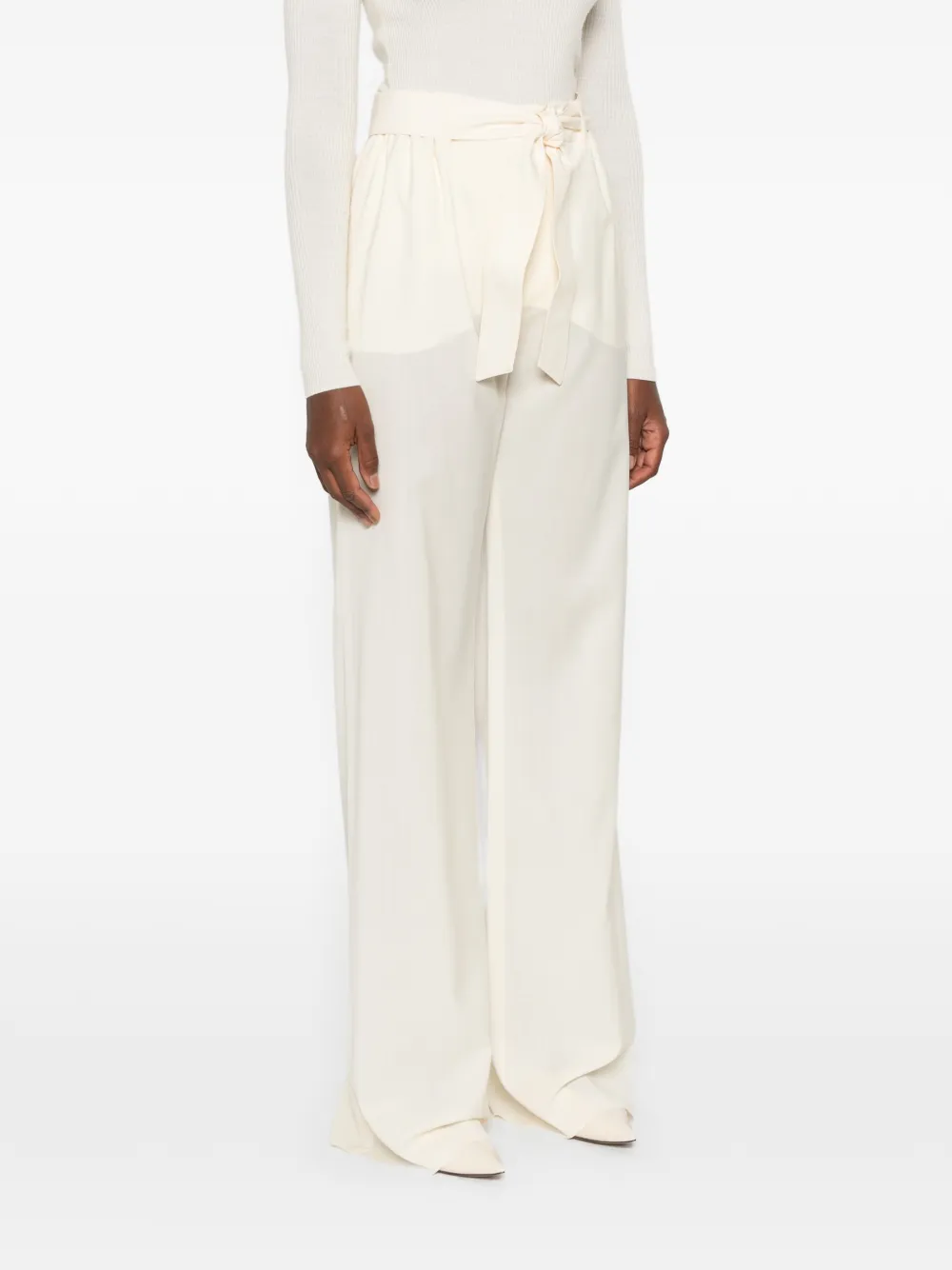 Max Mara Straight broek Beige