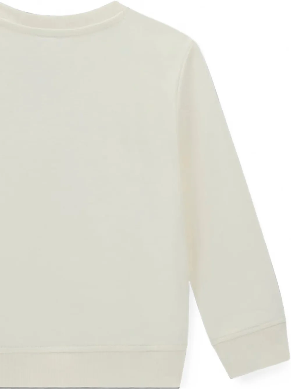 guess kids Trui met beer-print en logo-print Beige