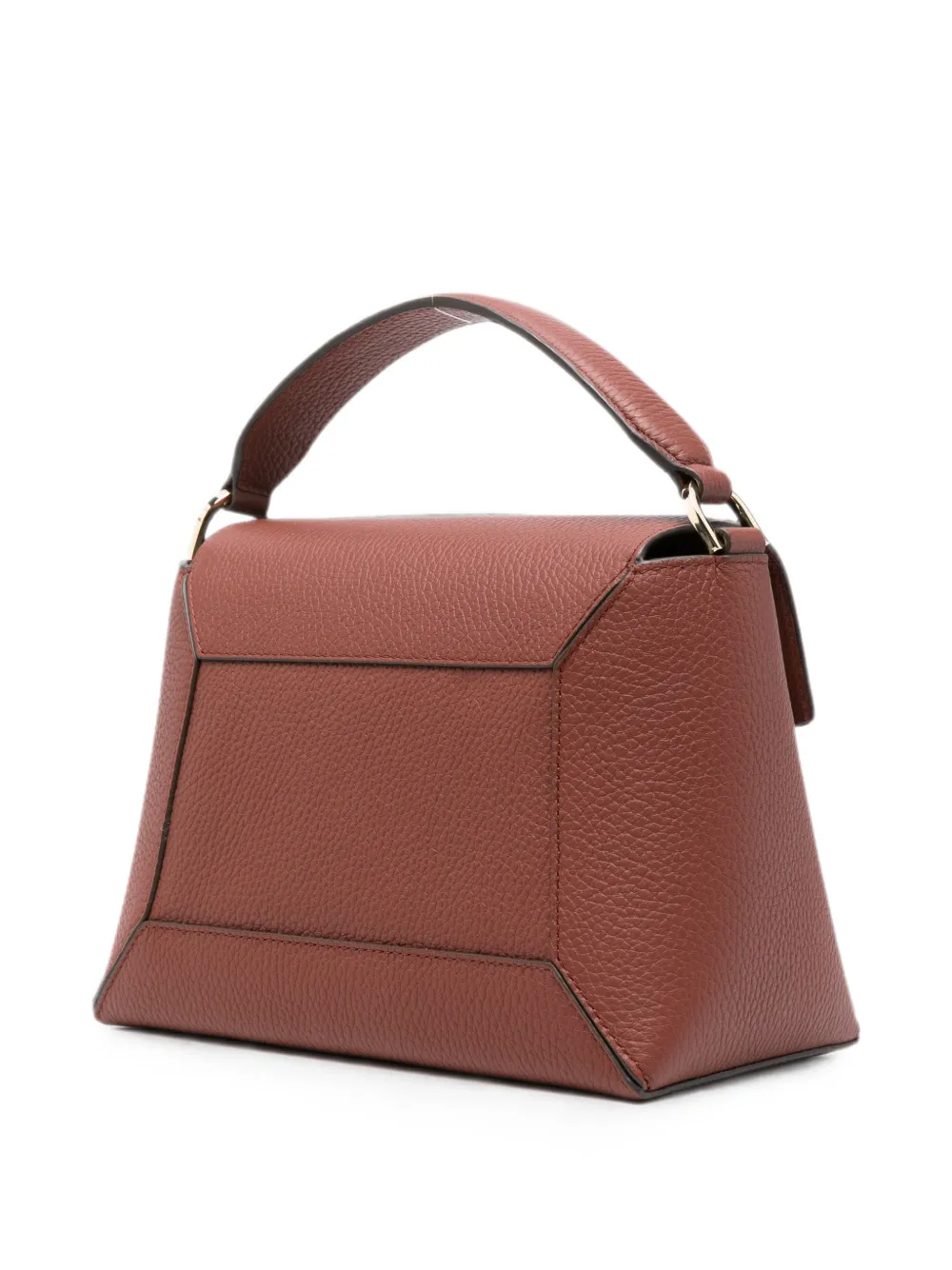 Strathberry Mosaic leren shopper Bruin