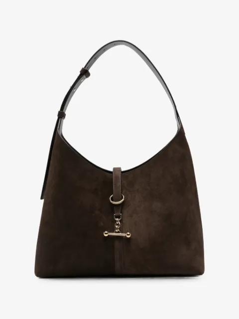 Strathberry Borsa a spalla in pelle scamosciata