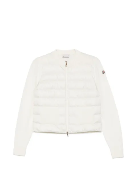 Moncler quilted zip-up sweater