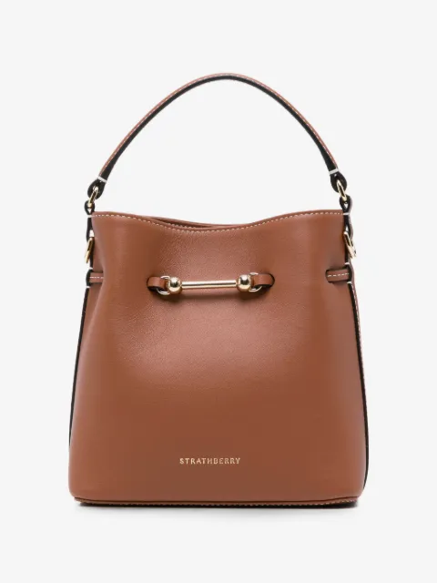 Strathberry Borsa tote Corda Bucket mini in pelle