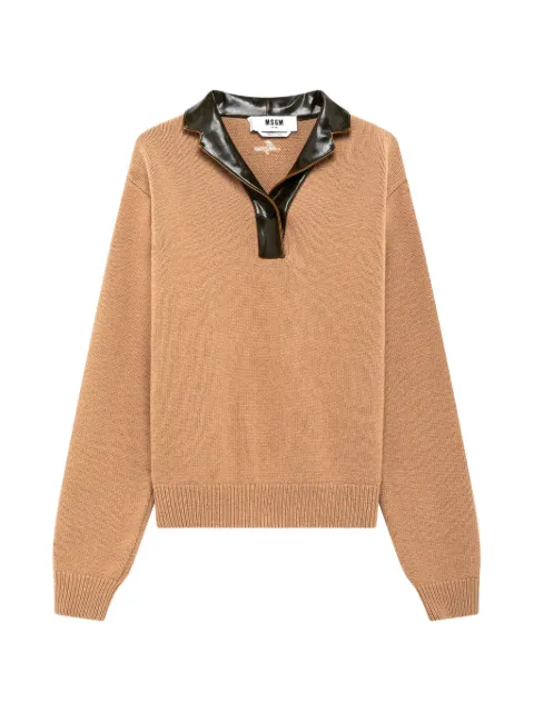 MSGM jersey de manga larga