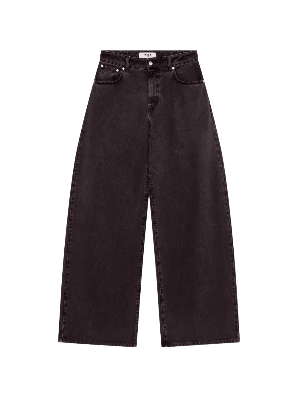MSGM Jeans a gamba ampia - Nero