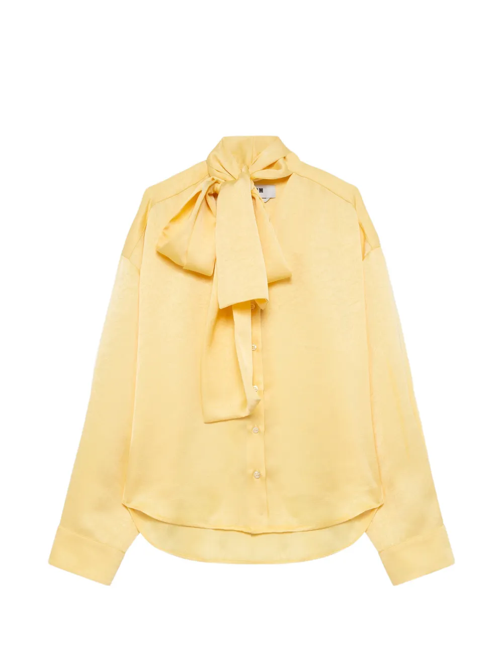 MSGM ボウタイ ブラウス | イエロー | Image 1