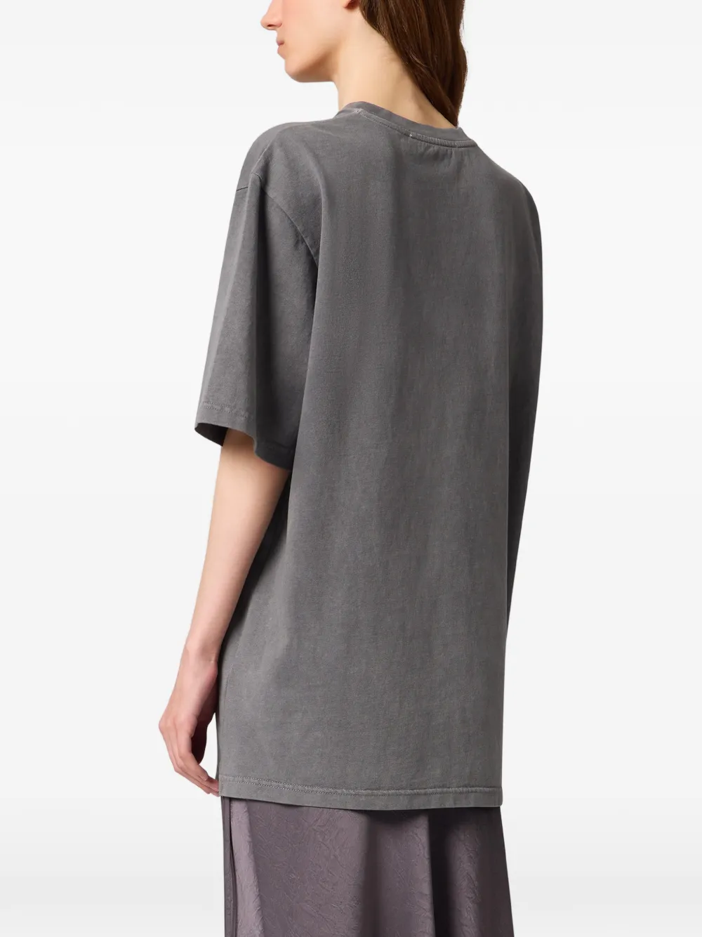 MSGM T-shirt met grafische print Grijs