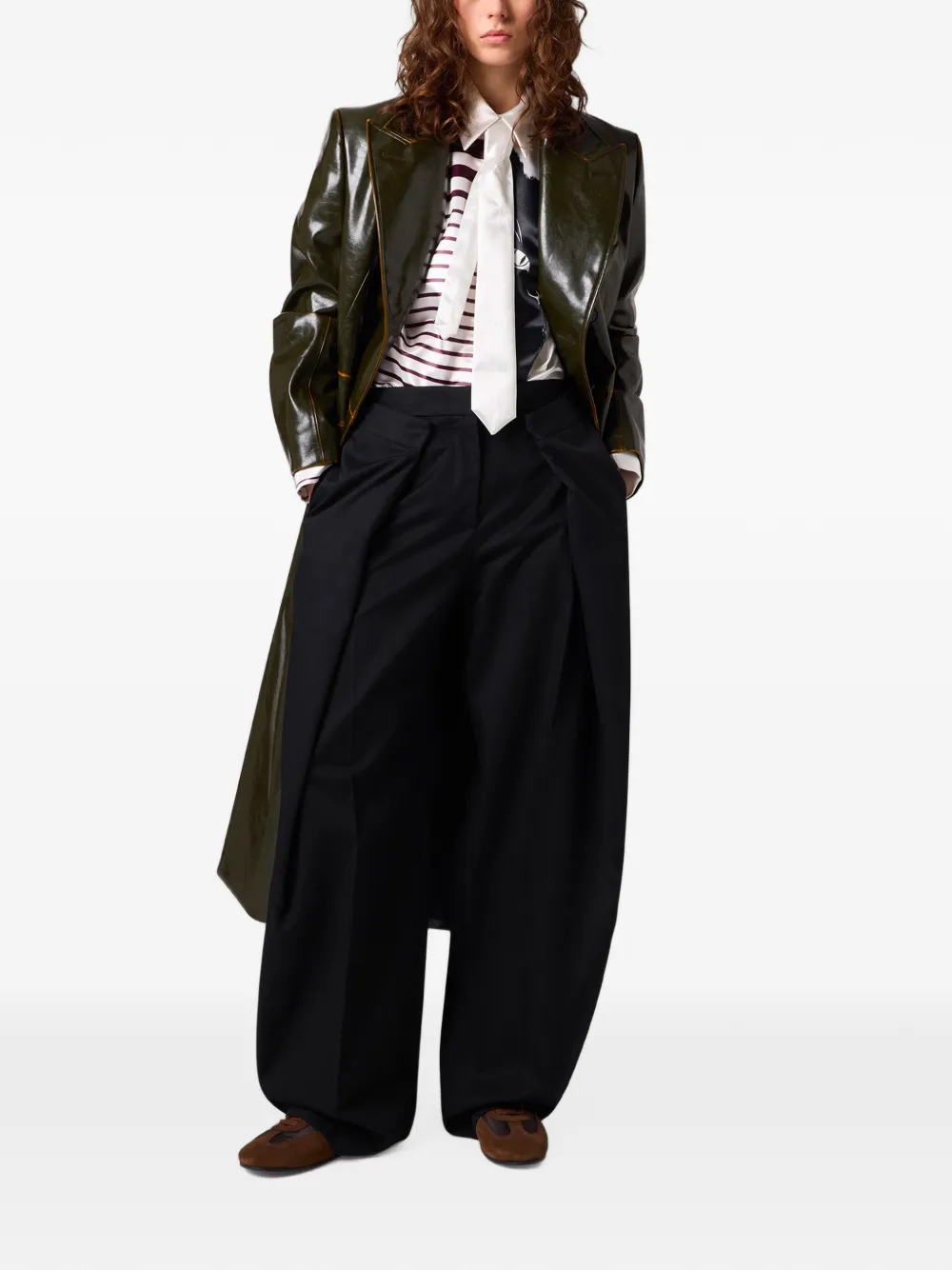 MSGM blouse met kattenprint Wit