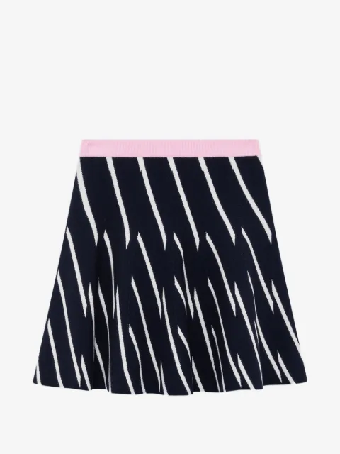 MSGM diagonal-stripe mini skirt