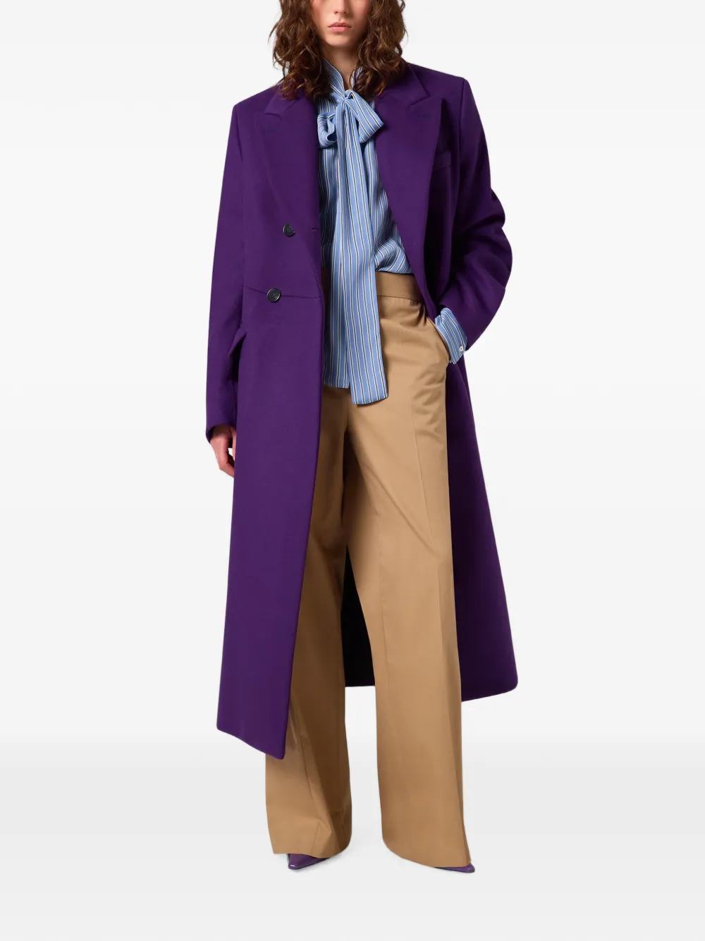 MSGM Gestreept shirt Blauw