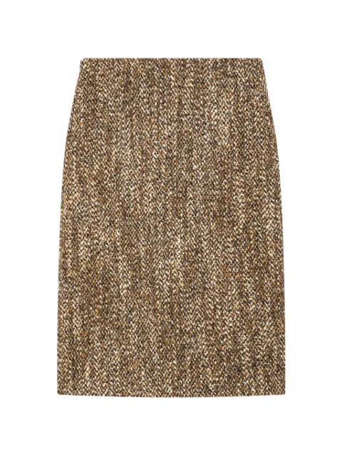 MSGM pencil midi skirt