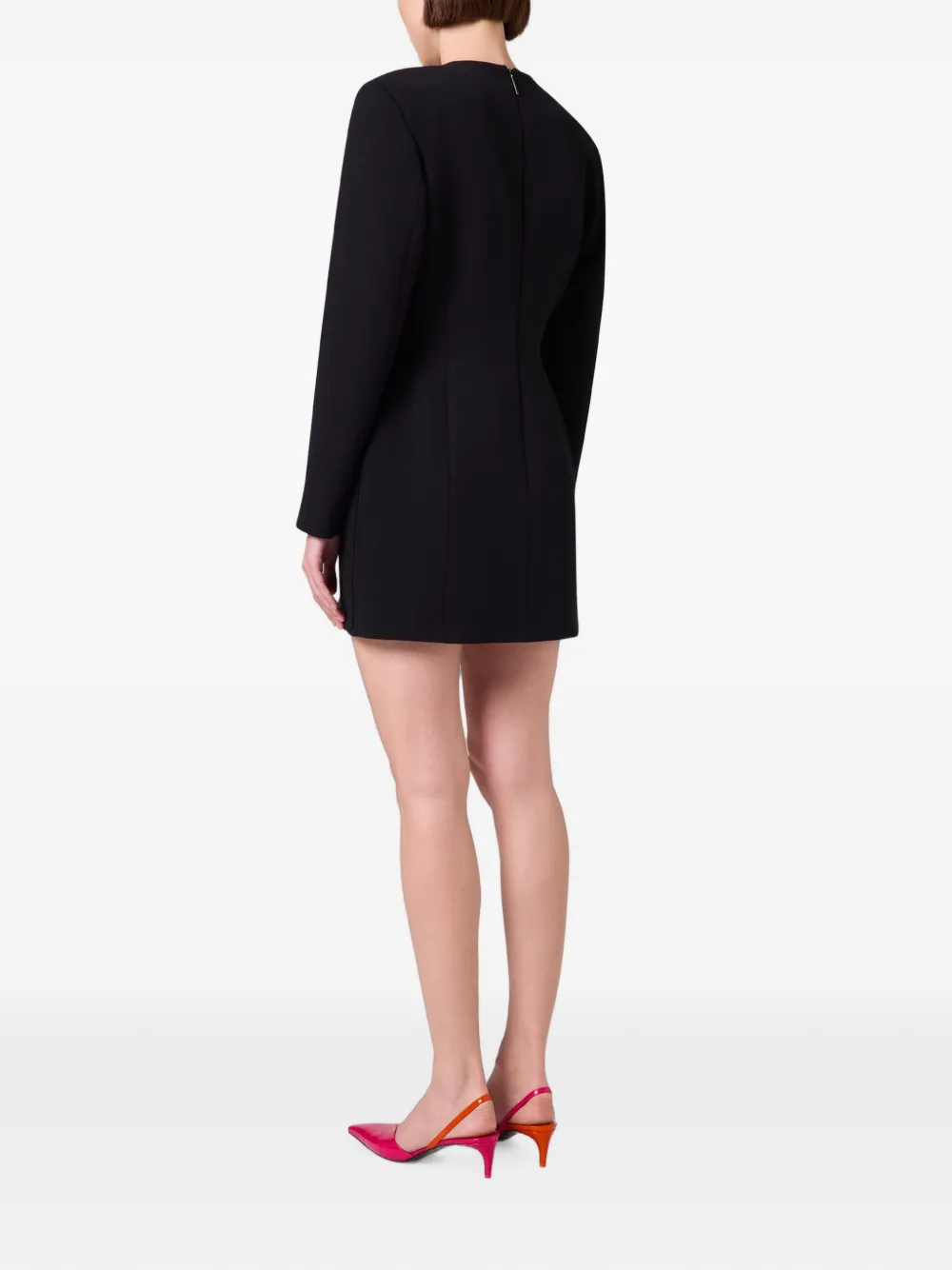 MSGM Mini-jurk met lange mouwen Zwart