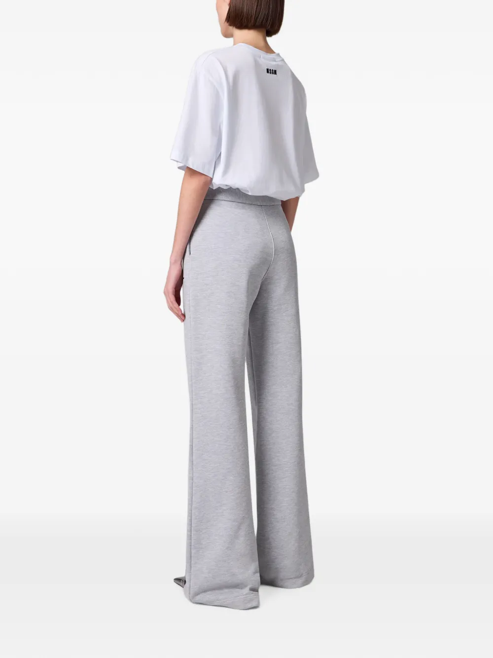 MSGM Trainingsbroek met geborduurd logo Grijs