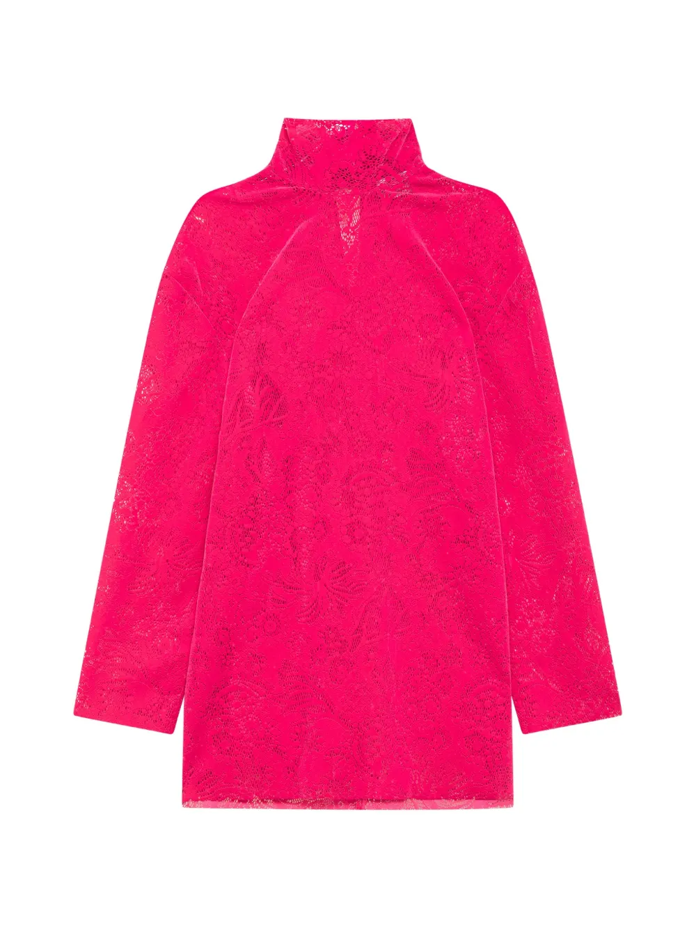 MSGM Mini-jurk met strikdetail en kanten patroon Roze