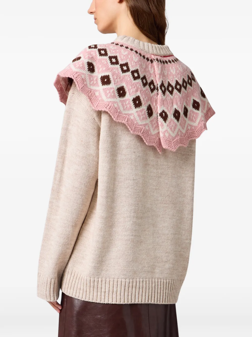 Msgm Long-sleeves Sweater In Pink