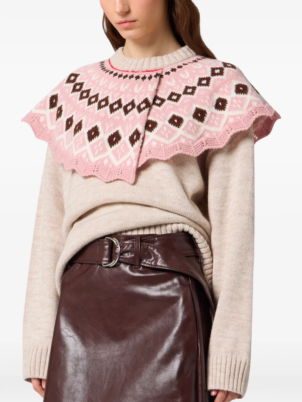 Msgm Long-sleeves Sweater In Pink