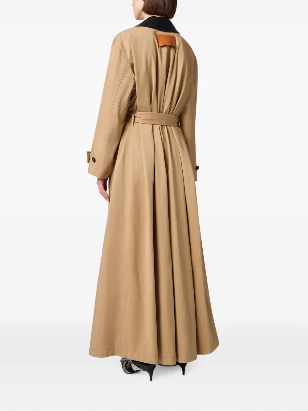 MSGM Trenchcoat met ceintuur Beige