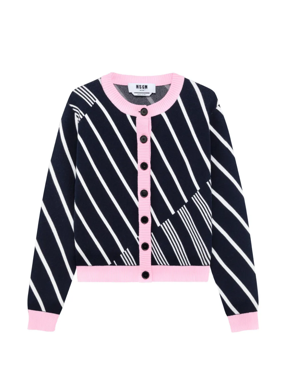 MSGM button-up cardigan - Blu