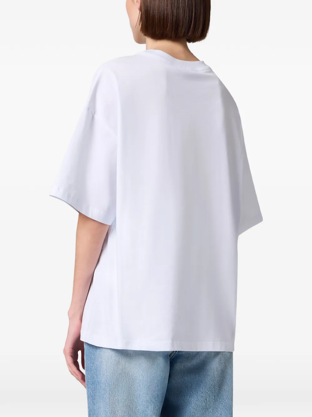 MSGM T-shirt met logoprint Wit