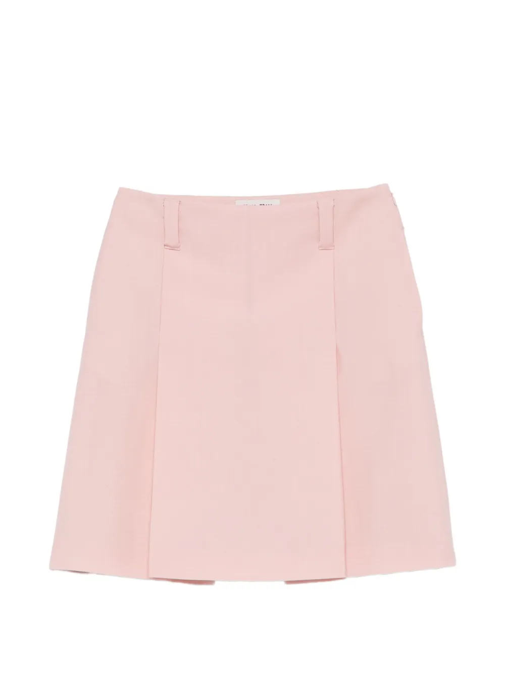 Miu Miu belted pleated mini skirt - Rosa