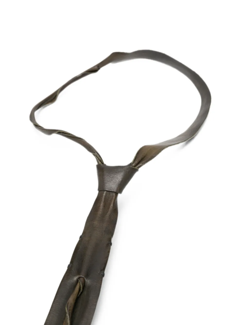 Layer Zero Leather Tie In Multi