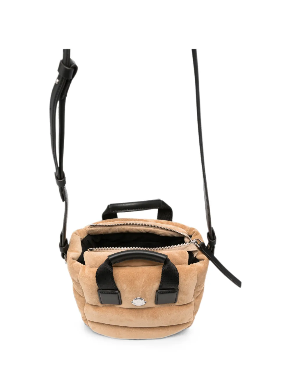 Moncler Caradoc mini-crossbodytas Bruin
