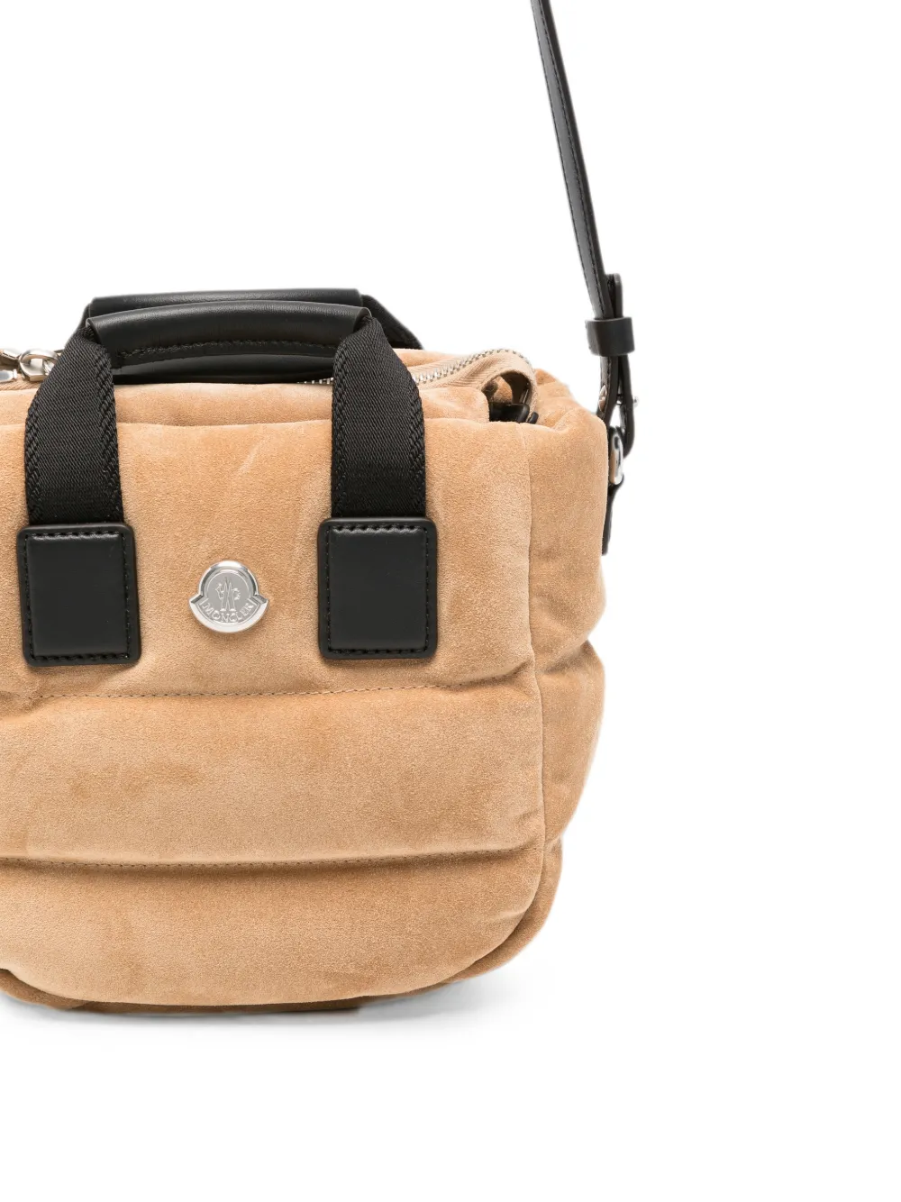 Moncler Caradoc mini-crossbodytas Bruin
