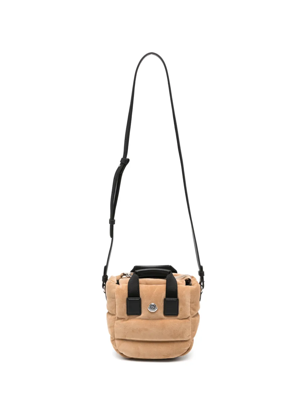 Moncler Caradoc mini-crossbodytas Bruin