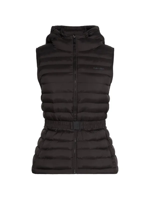 Calvin Klein Hooded Gilet in Black