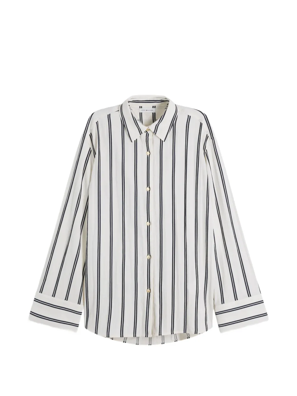 Tommy Hilfiger striped long-sleeve shirt - Bianco
