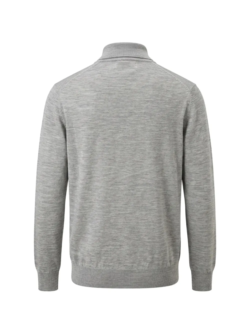 Brunello Cucinelli Trui met polokraag en knopen Grijs