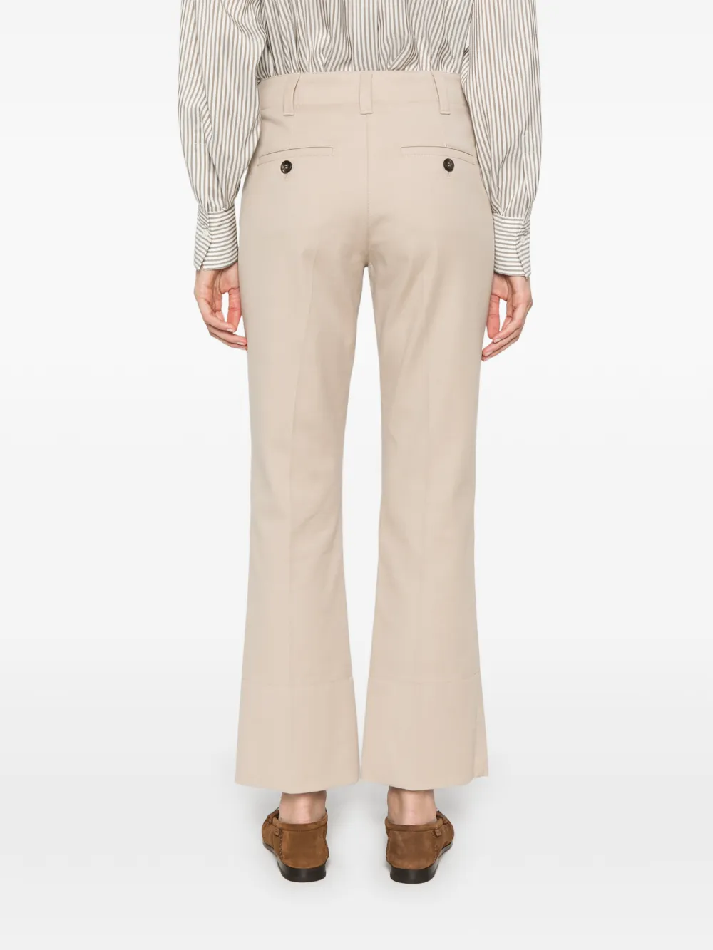 Brunello Cucinelli Straight plooibroek Beige