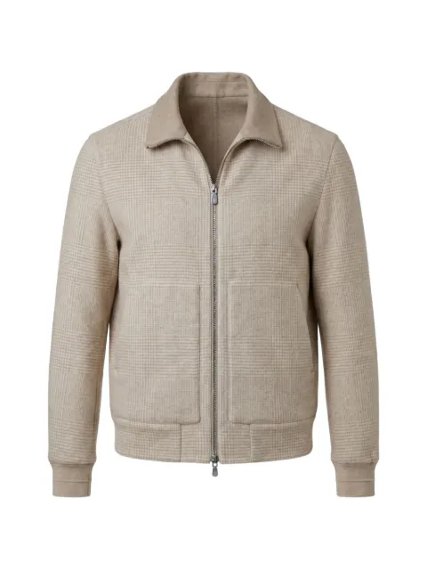Brunello Cucinelli Prince of Wales check cashmere jacket