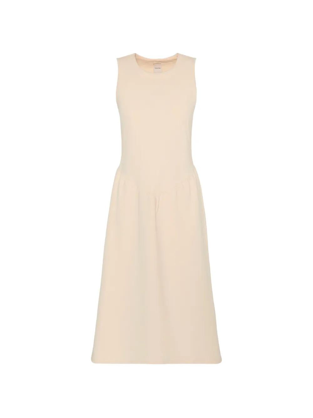 Calvin Klein sleeveless midi dress - Nude