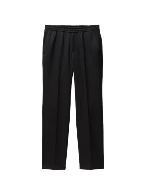 Versace jacquard wool pants