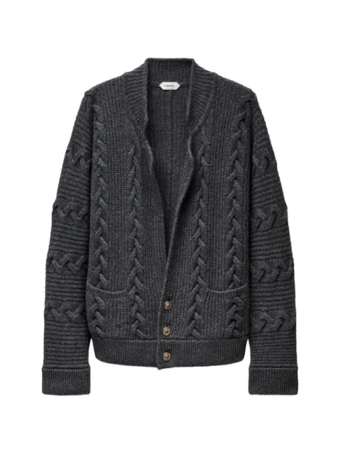 Versace wool & cashmere knit cardigan