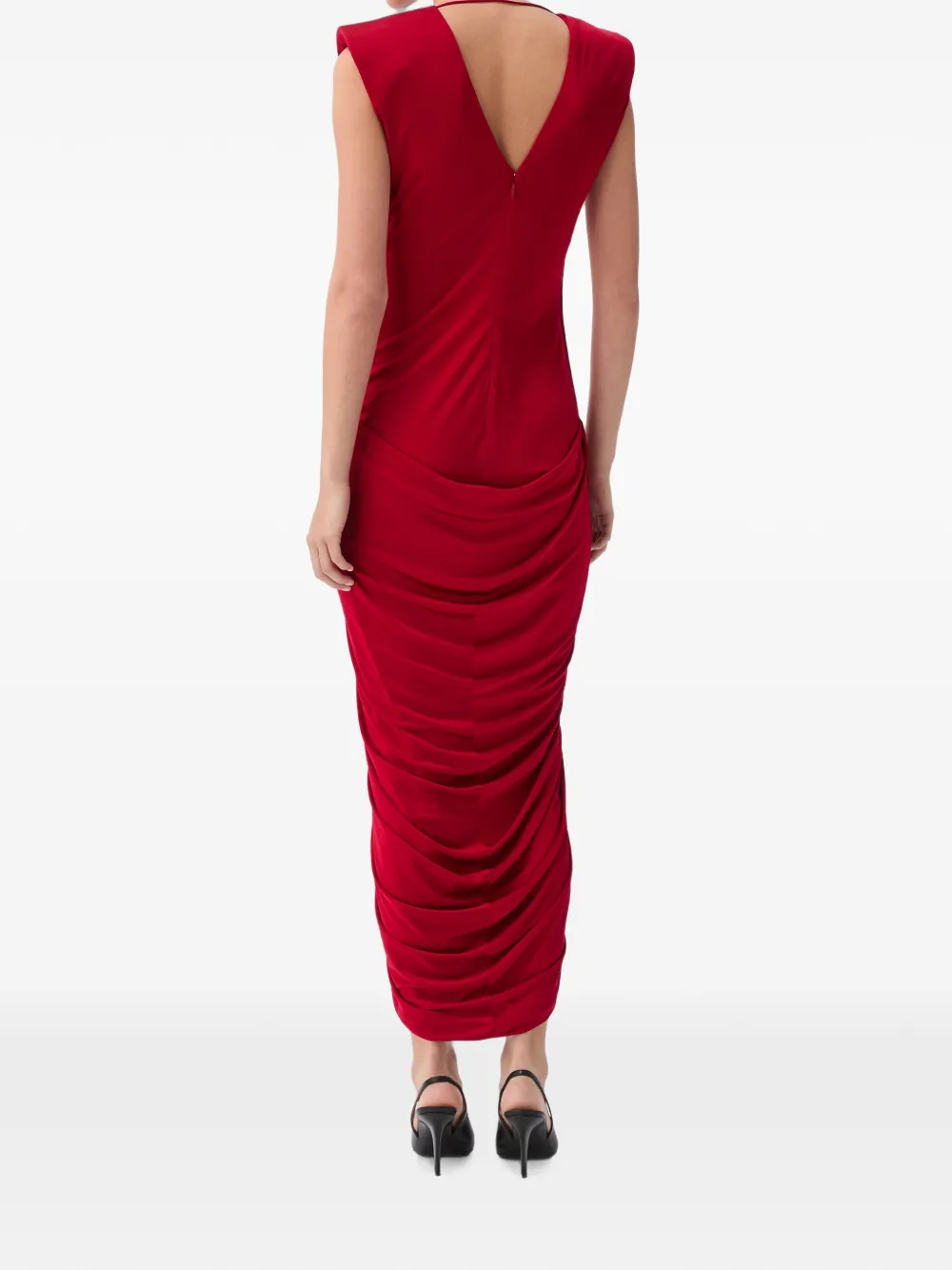 Versace Viscose-jersey avondjurk Rood