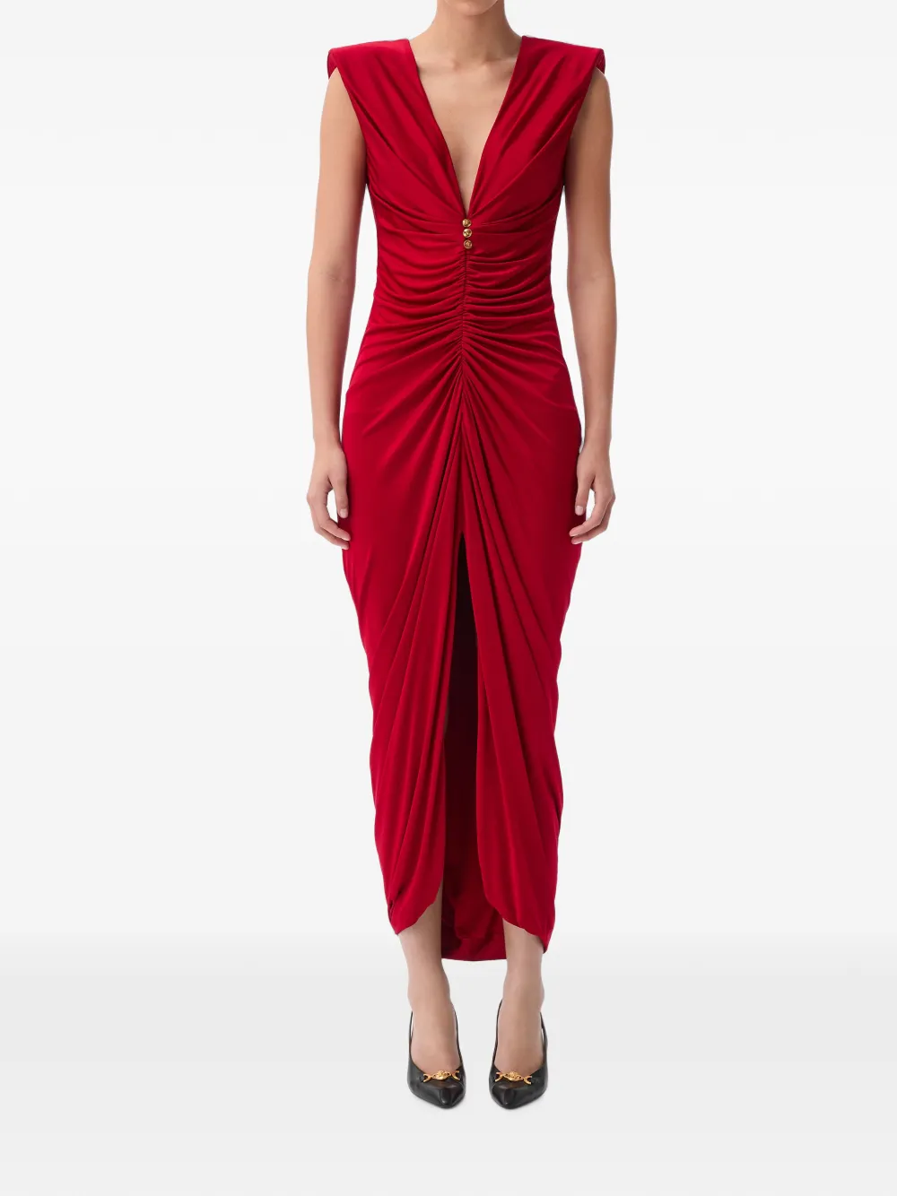 Versace Viscose-jersey avondjurk Rood