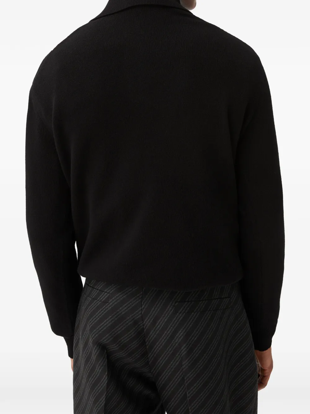 Versace Trui met Greca-patroon Zwart